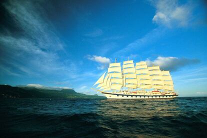 Uno de los veleros de la naviera Star Clippers. 