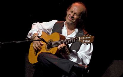 Paco de Lucía, en un concierto de Madrid en junio de 2010.