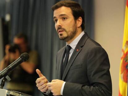 El ministro de Consumo, Alberto Garzón.