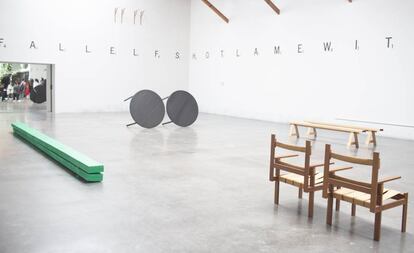 Un detalle de la exposición