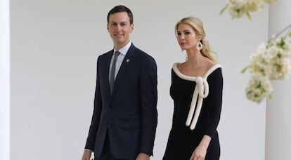 Jared Kushner e Ivanka Trump, en abril en la Casa Blanca