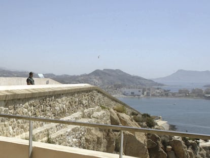 Vista panorámica de Águilas desde el castillo de San Juan de la localidad murciana.