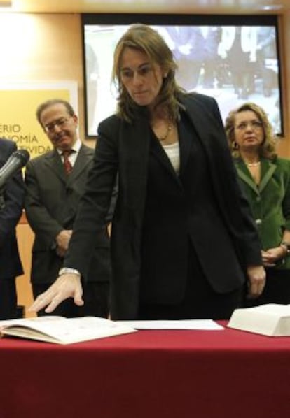 La directora general de Seguros y Fondos de Pensiones, María Flavia Rodríguez-Ponga. EFE/Archivo