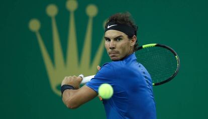 Rafa Nadal en el Masters de Shanghai