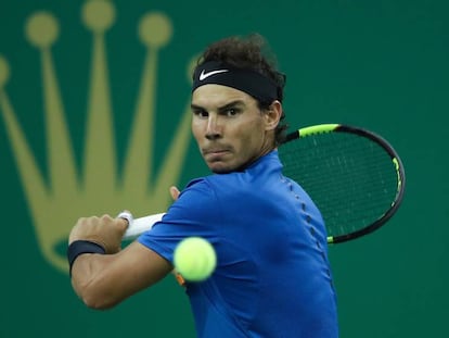 Rafa Nadal en el Masters de Shanghai