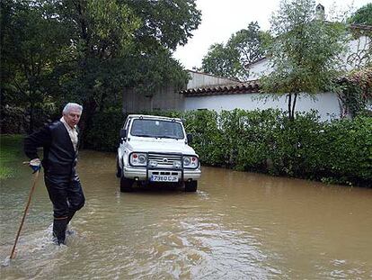 Inundaciones en Santa Cristina d'Aro (Girona) el pasado día 12.
