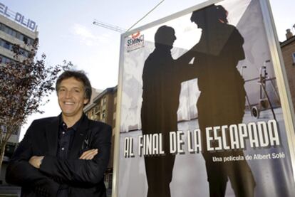 El director Alberto Solé presenta 'Al final de la escapada', en el Festival de cine de Valladolid.