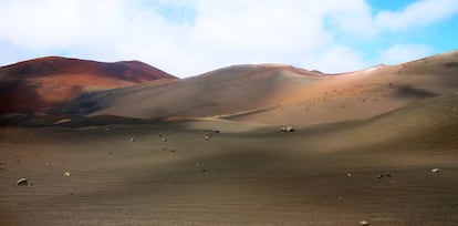 Montañas del Fuego, en el parque nacional de Timanfaya (Lanzarote).