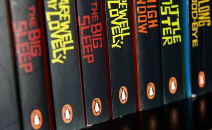 Libros del grupo editorial Penguin Random House en una librería de Londres.
