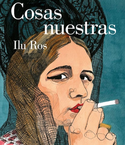 Detalle de la portada 'Cosas Nuestras', de Ilu Ros, editado por Lumen.