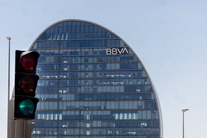 Sede del BBVA, en Madrid.