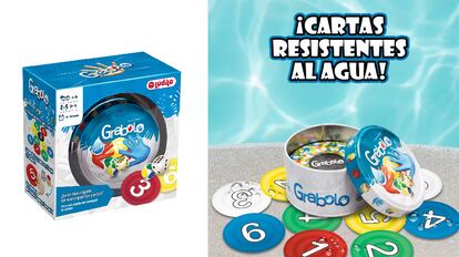 juegos impermeables, Jungle Speed Beach, Dobble Waterproof, juegos waterproof, juegos de cartas impermeables, diseño impermeable y duradero, los mejores juegos impermeables para playa o piscina