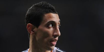 Di María durante el encuentro ante el Celta.