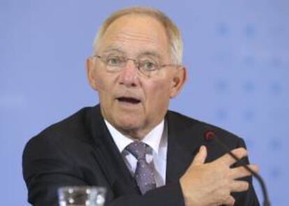 El ministro alemán de Finanzas, Wolfgang Schäuble. EFE/Archivo