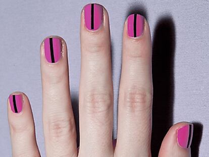 Uñas, cómo conseguir el efecto bicolor