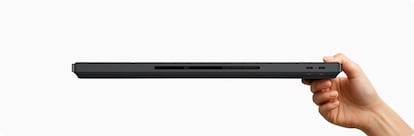 Perfil del nuevo HP EliteBoard G1a que combina teclado y ordenador