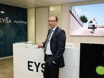 Javier Delgado, consejero delegado de Eysa, en las oficinas de la compa&ntilde;&iacute;a en Madrid