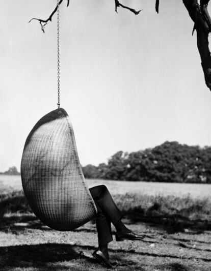 'Hanging Egg chair', diseñada por Nanna y Jørgen Ditzel en 1959.