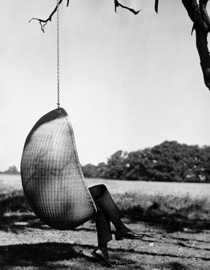 'Hanging Egg chair', diseñada por Nanna y Jørgen Ditzel en 1959.