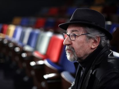 Jos&eacute; Sacrist&aacute;n, el martes por la ma&ntilde;ana en la Academia de Cine. 