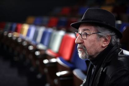 Jos&eacute; Sacrist&aacute;n, el martes por la ma&ntilde;ana en la Academia de Cine. 