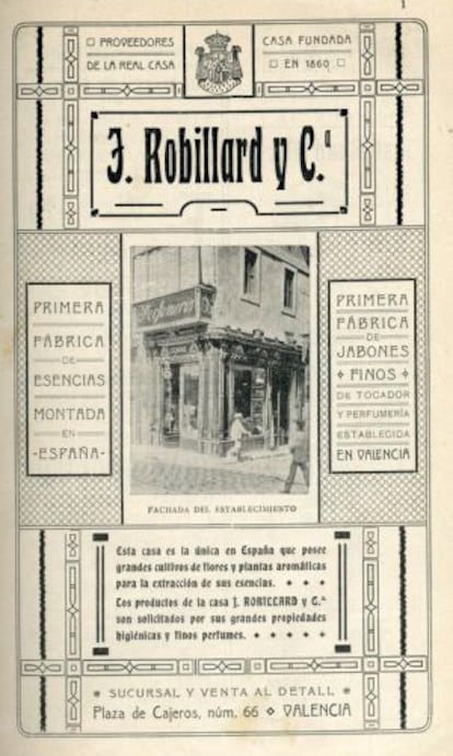 Robillard fou jardiner del Bot&agrave;nic de Val&egrave;ncia i creador d&rsquo;una empresa de perfums.