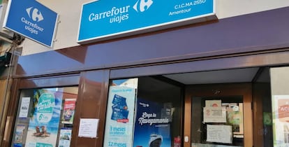 Punto de venta de Viajes Carrefour.