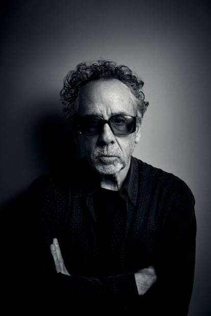 Foto de promo de Tim Burton, realizada este año.