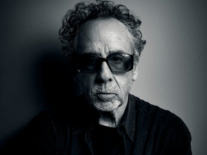 Foto de promo de Tim Burton, realizada este año.