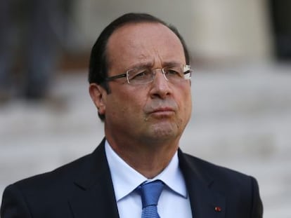 Fran&ccedil;ois Hollande, este jueves en el El&iacute;seo.