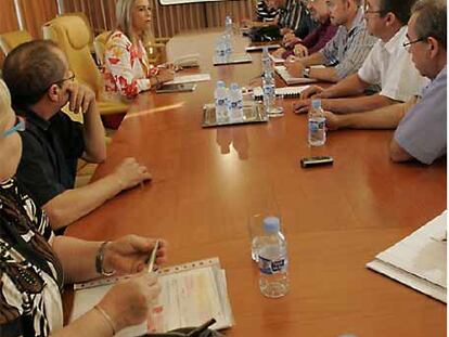 Reunión con la alcaldesa de Alicante, Sonia Castedo