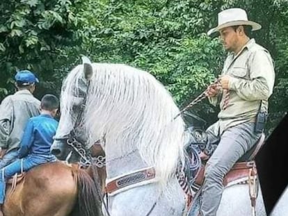 Francisco Aguirre López, hijo de la alcaldesa de Santiago Sochiapan de Veracruz, en una imagen compartida en redes sociales.