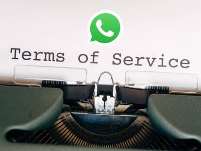 Nuevos términos de servicio de WhatsApp.