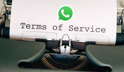 Nuevos términos de servicio de WhatsApp.