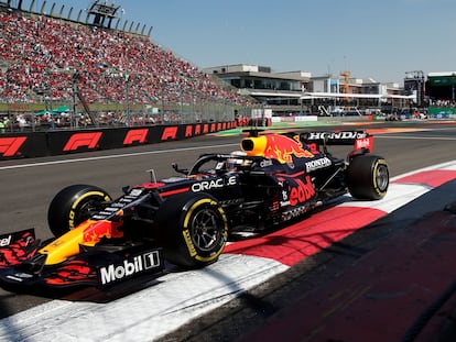 Verstappen, durante la carrera.