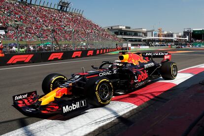 Verstappen, durante la carrera.