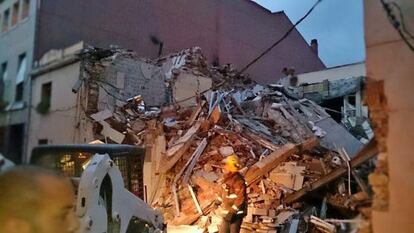 L'explosió ha provocat l'enfonsament d'un edifici.