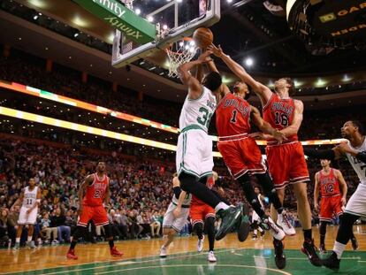 Pau Gasol en un moment de partit d'aquest divendres.