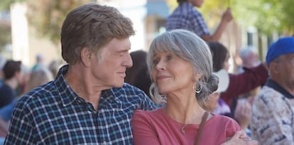 Robert Redford y Jane Fonda, en un fotograma de &#039;Our Souls at Night&#039;.