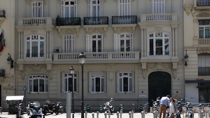 Casa Albacar, en la calle Gravador Esteve, 4, de Valencia.