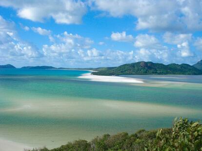 En la novena posición, la isla australiana de Whitehaven, en Islas Whitsunday.