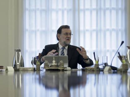 El jefe del Ejecutivo, Mariano Rajoy.