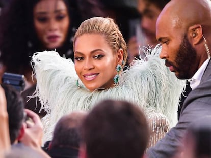 Beyoncé Knowles llega a los premios MTV en el 'Madison Square Garden', en Nueva York, en agosto de 2016 .