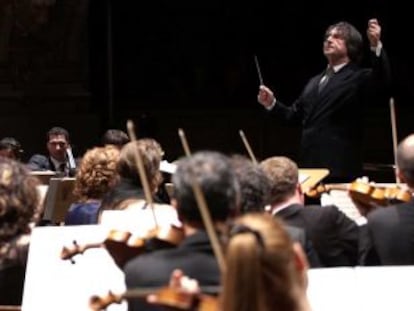 Riccardo Muti durante la dirección del Réquiem de Verdi.