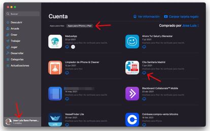 Descarga e instala apps de iPhone en tu Mac.