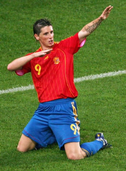 Con tres goles en cuatro partidos, Fernando Torres se convirtió en el jugador español que más goles marcó en el pasado Mundial de Alemania.