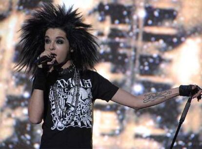 Un momento de la actuación de grupo alemán Tokio Hotel en Arganda del Rey.