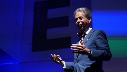 Art Langer, en una conferencia en Barcelona a finales de mayo.