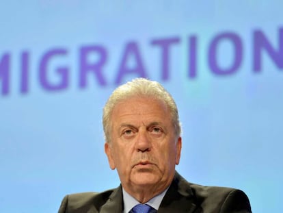 El comisario europeo de migración, Dimitris Avramopoulos, el pasado 26 de junio en Bruselas.
