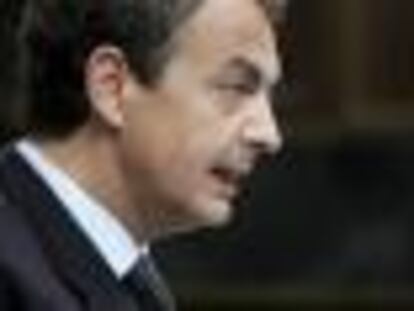 José Luis Rodríguez Zapatero en el debate sobre el estado de la nación